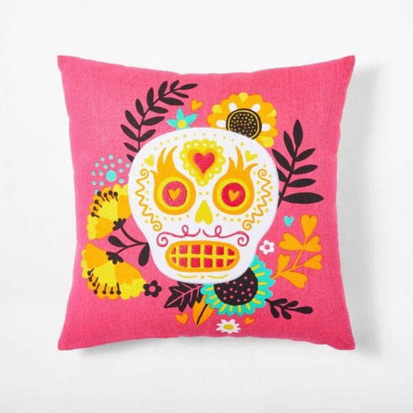 Day of The Dead Accent Pillow - Picture 1 of 15